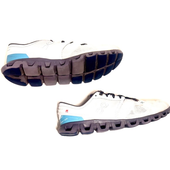 On Cloud X 3 AD Athletic Sneakers Niagara Blue White Mens Size US 10.5 - Picture 5 of 6